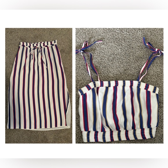 Privacy Please Dresses & Skirts - PRIVACY PLEASE Crop Top & Midi Skirt